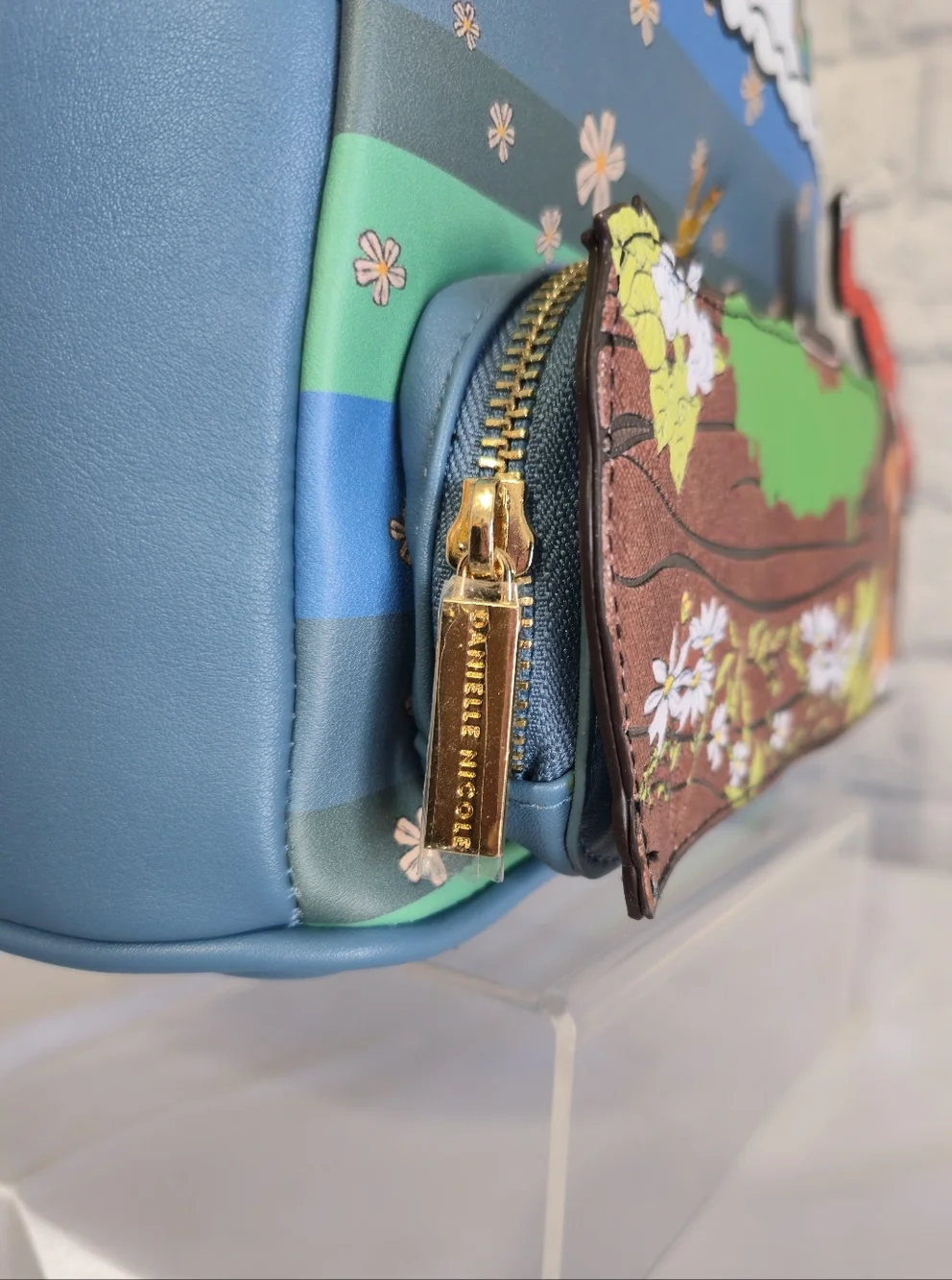 Danielle Nicole Fox and The Hound Embroidered Disney Mini Backpack Bag New - Picture 10 of 16